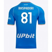 Fotbalové Dres SSC Napoli Giacomo Raspadori #81 Domácí 2023-24 Krátký Rukáv